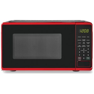 0.7 cu. ft. Countertop Microwave Oven, 700 Watts (Color : Red)