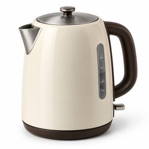 Cream Electric Kettle with Base