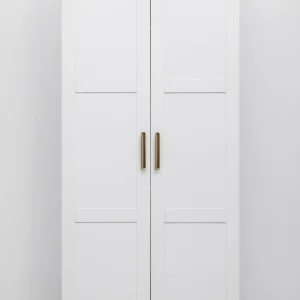 STOCKHOLM UNIVERSAL STORAGE CUPBOARD - HAMPTONS - DECO GOLD HANDLE