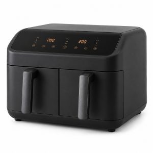 Black Dual-Basket Countertop Air Fryer