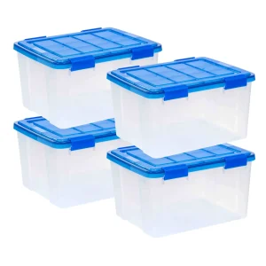 Storage Container WeatherPro 4 Pack - 44QT - Gasket Box