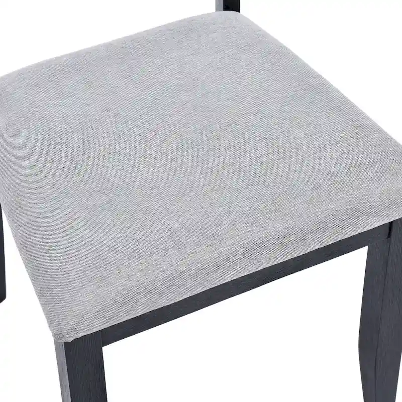 Set of 4 Slat Back Wooden Dining Chairs - Image 21