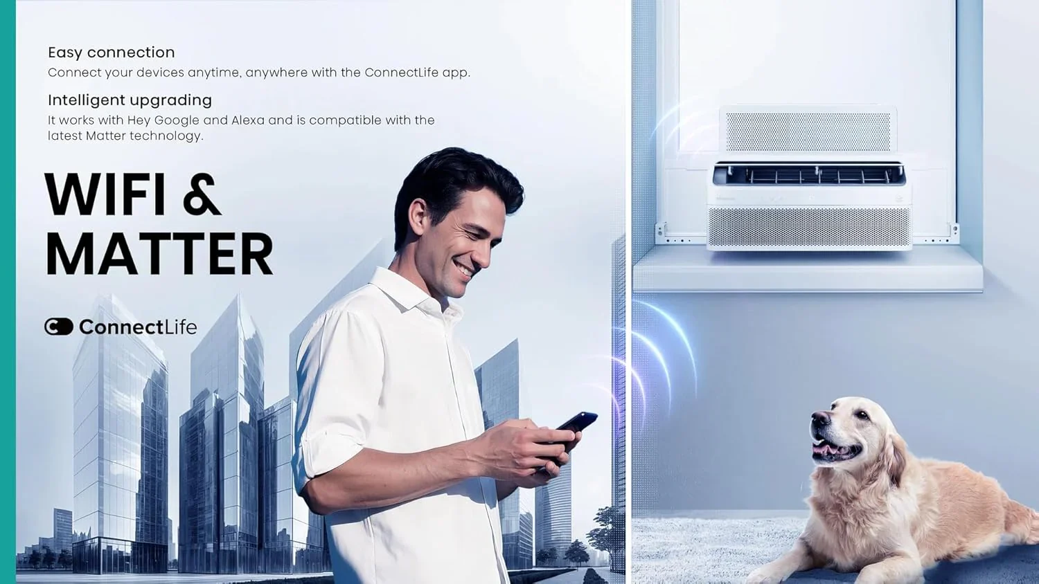 Hisense 8,000 BTU Smart Inverter Window Air Conditioner Easy Install Bracket - Image 10