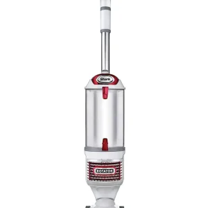 Rotator Professional Lift-Away Upright Vacuum with HEPA Filter, Swivel Steering, LED Headlights, Wide Upholstery Tool, Dusting Brush & Crevice Tool, White/Red, 12, 18, 14.