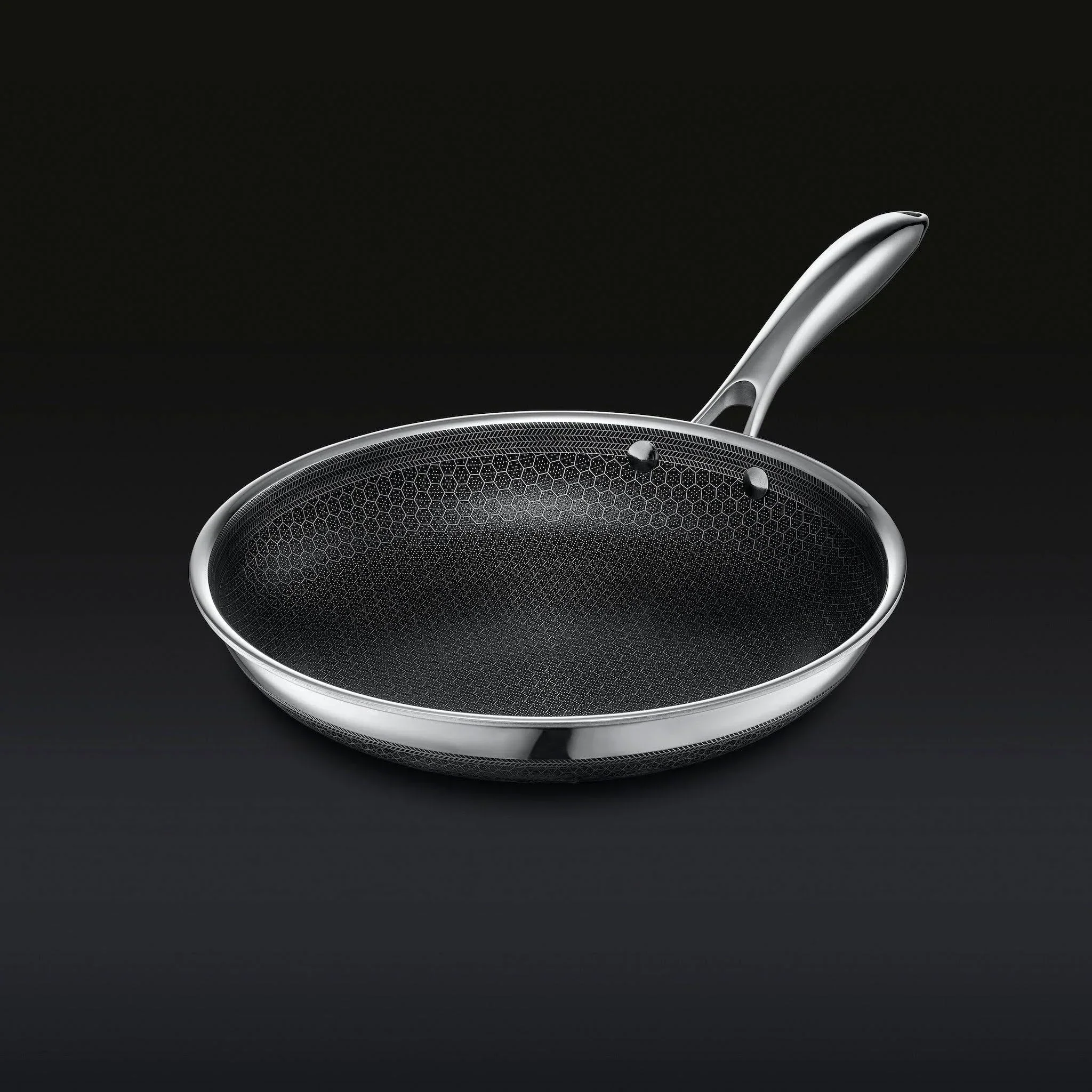 HexClad 6 Piece Hybrid Stainless Steel Cookware Pan Set - Image 10