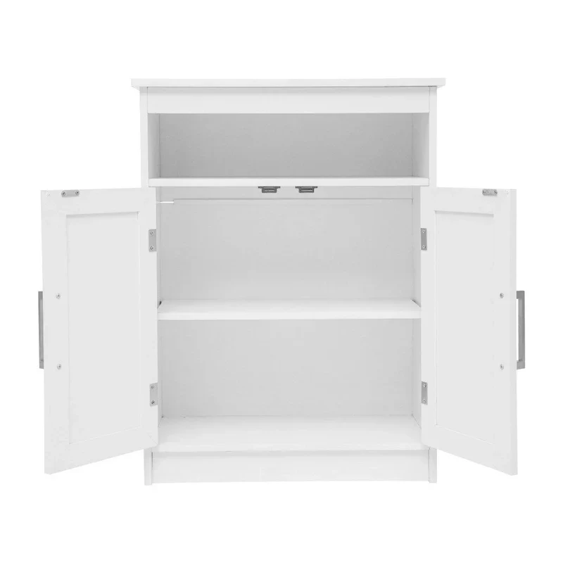 Magnetic Closure Floor Cabinet Organizer with Shelves - Image 16