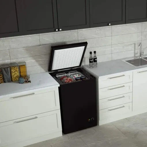 Northair 3.5 Cu Ft Chest Freezer, Black – Quiet Compressor, 2 Removable Baskets, 7 Temp Settings - Image 3