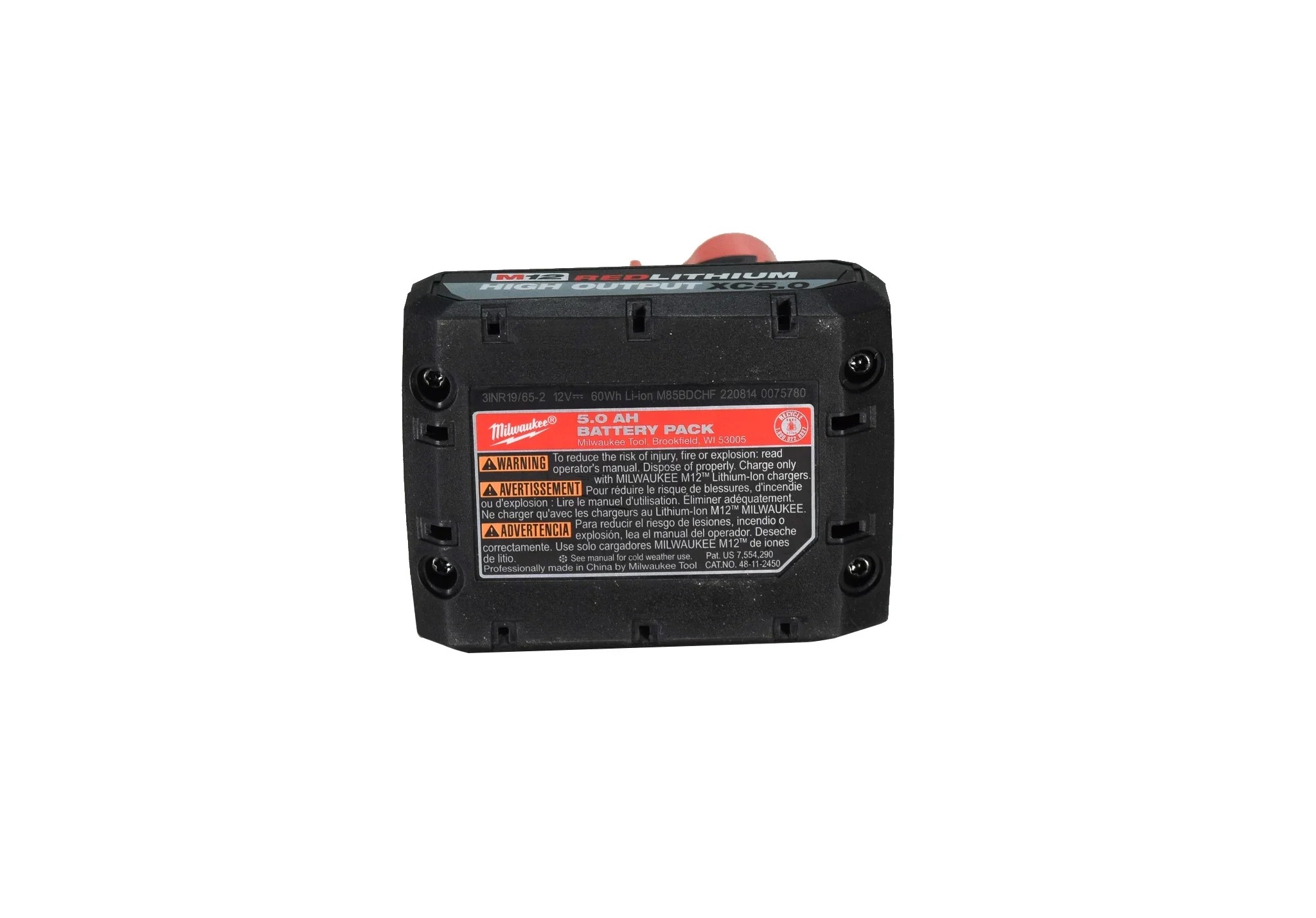 Milwaukee 48 - 11 - 2450 12V Lithium - Ion High Output 5ah Battery 2 Pack - Image 7