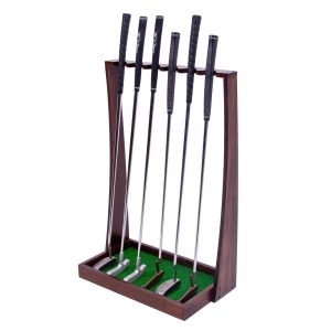 Premium Wooden Golf Putter Stand