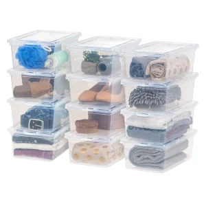 Clear Storage Box - 6.7 QT 12PC