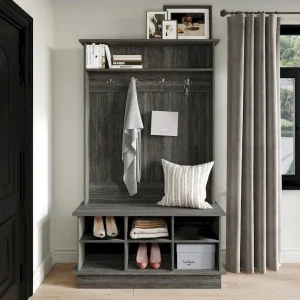 CraftPorch Contemporary Hall Tree with Storage Solutions