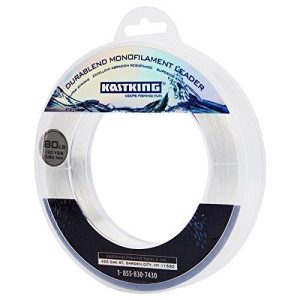 KastKing DuraBlend Monofilament Leader Line | Clear / 25 LB (Wound on Spool) 0.45mm/120 yds