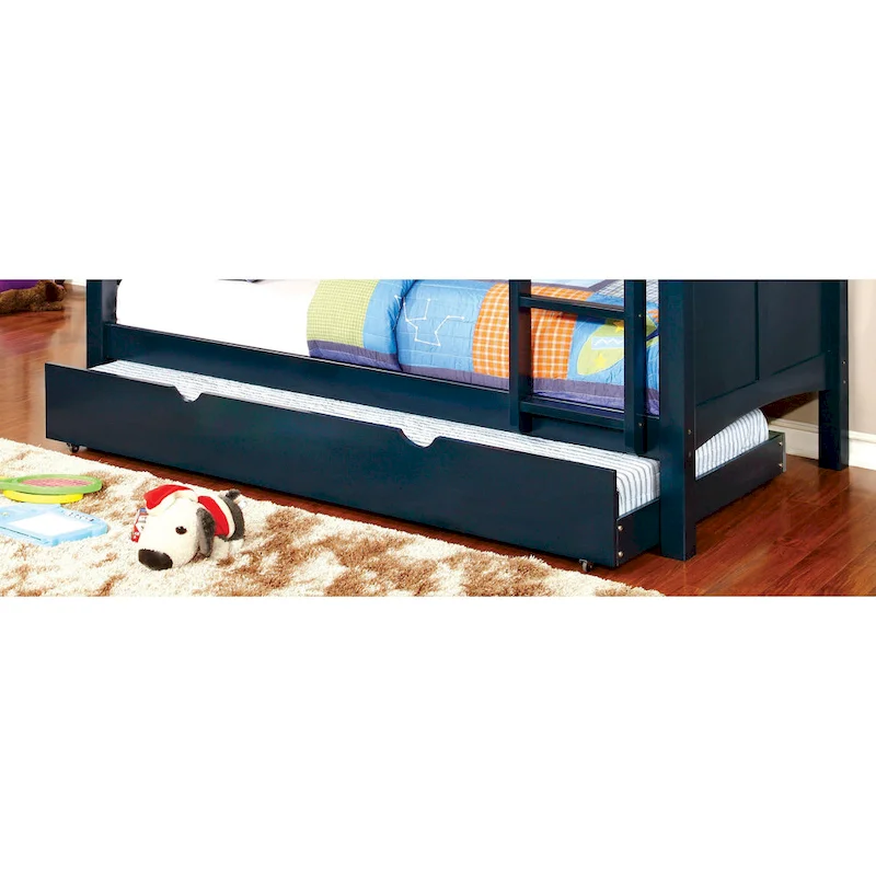 Furniture of America Pice Modern Twin Solid Wood Trundle Bed - Image 10