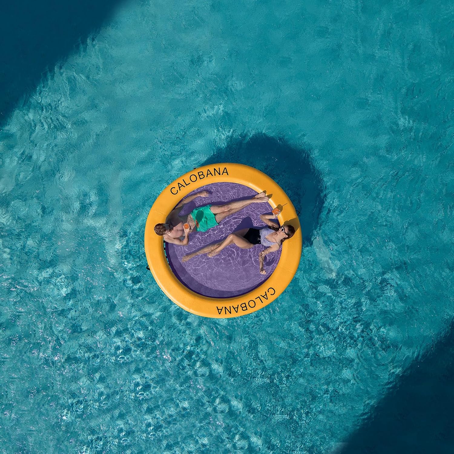 Round Floating Ring Hammock - Heavy Duty Inflatable Raft - Image 35