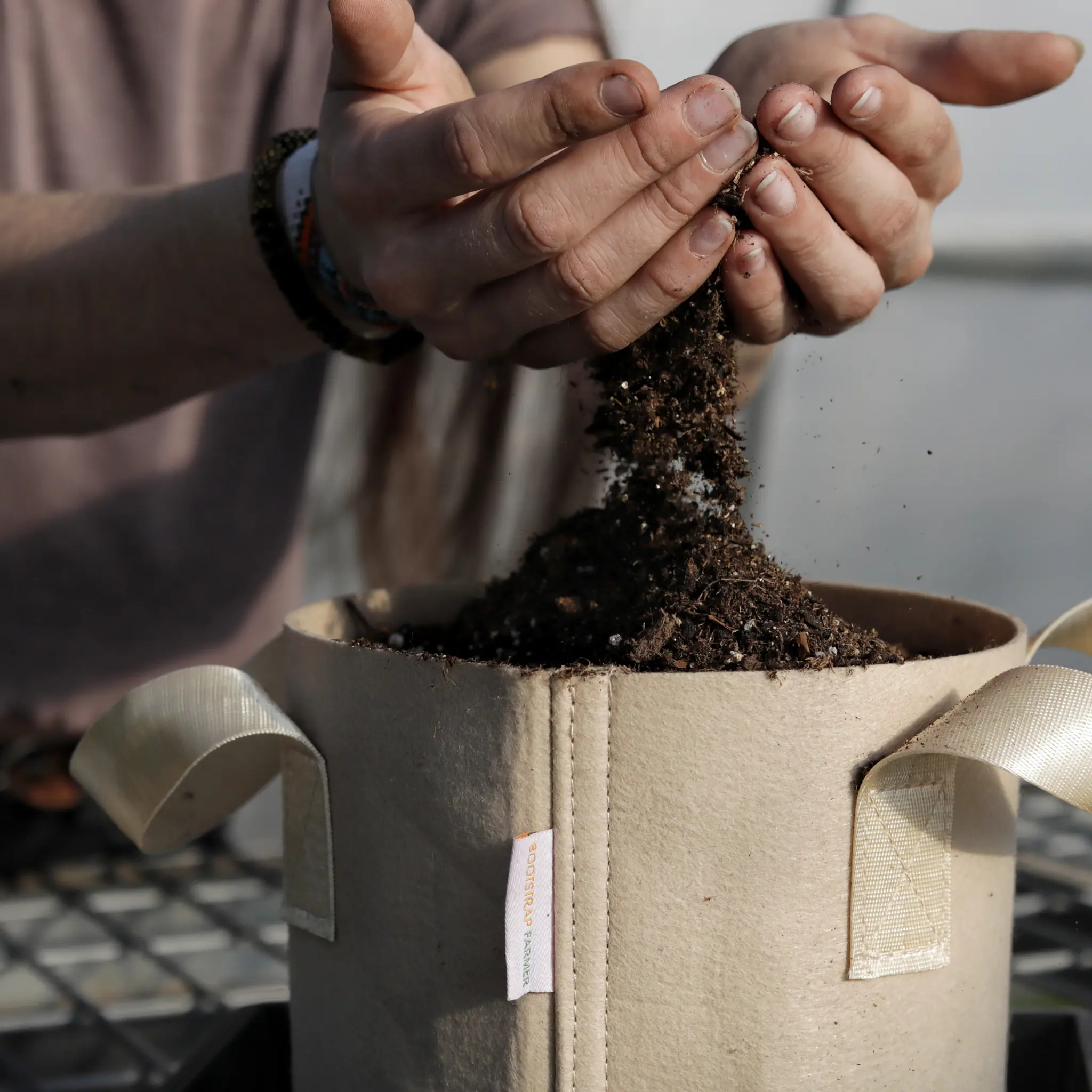 2 Gal Grow Bag - Tan | 10 Bags - Image 3