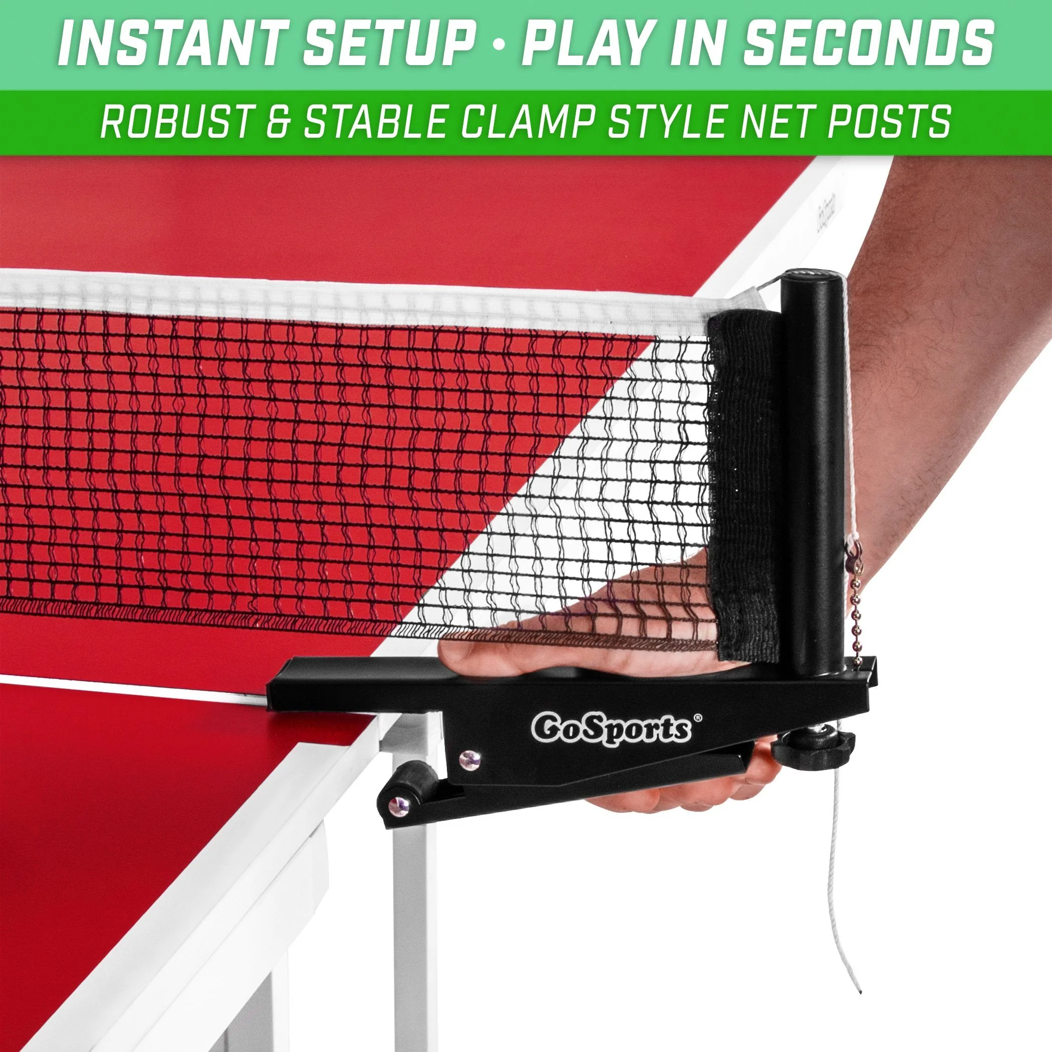 72" Universal Regulation Table Tennis Net - Image 3