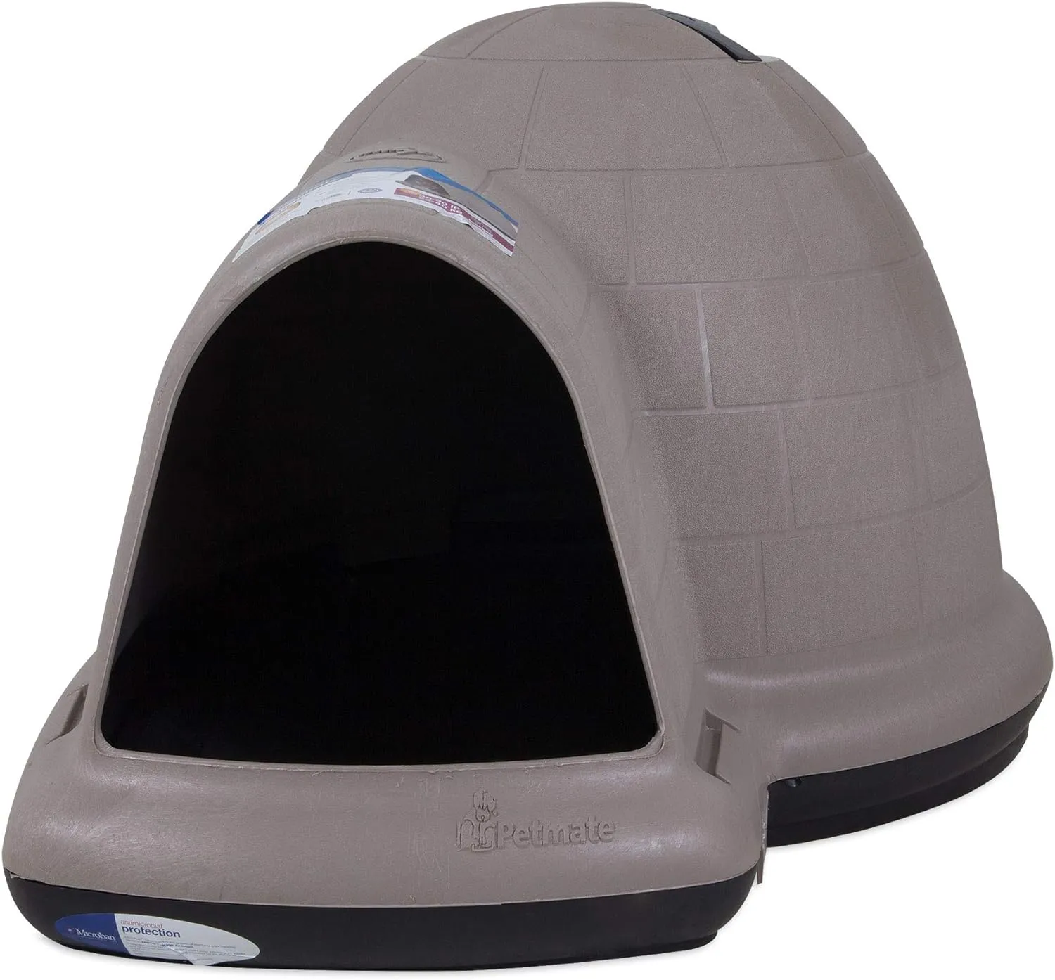Petmate Indigo Dog House (Igloo Dog House. Made in USA with 90% Recycled Materials. All-Weather Protection Pet - Image 3