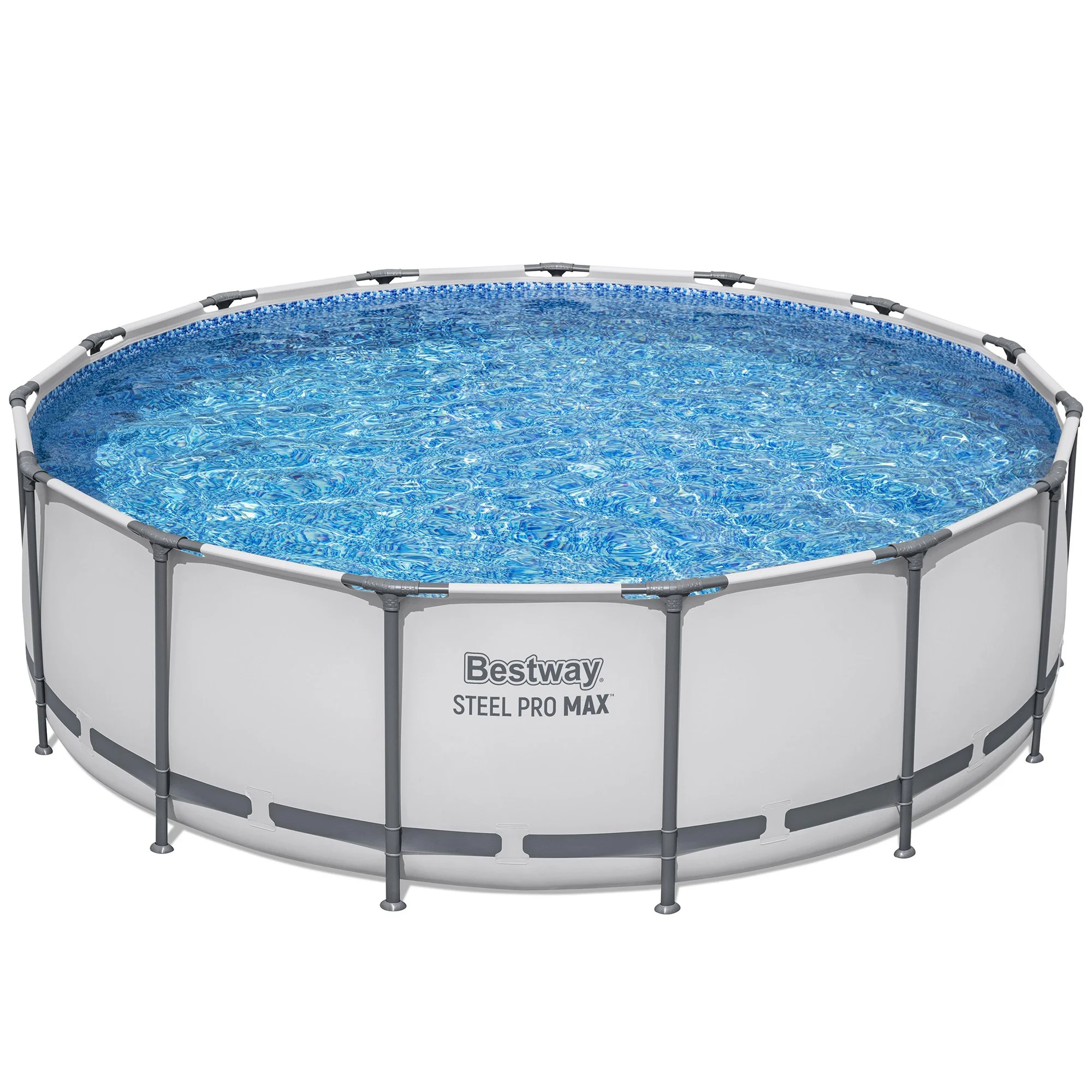 Bestway: Steel Pro MAX 15' X 48" Above Ground Pool Set - 4231 Gallon, Outdoor Family Pool, Corrosion & Puncture Resistant, Includes Filter, Pump, Ladder & Cover - Image 11