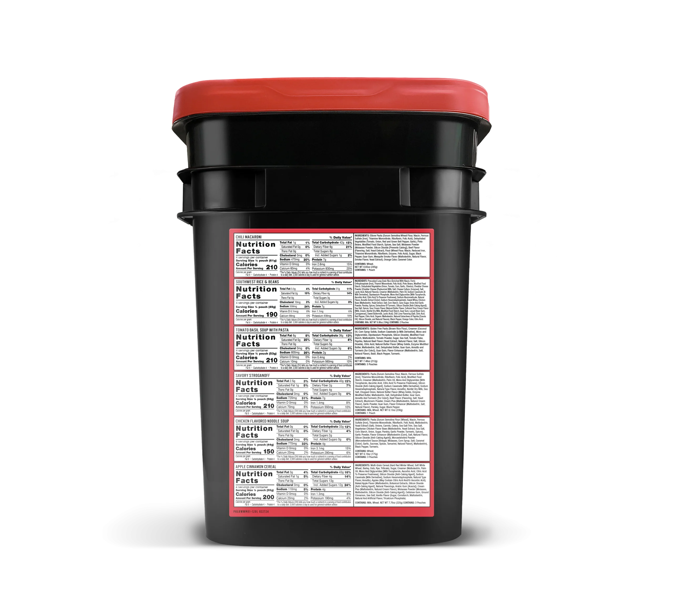 ReadyWise Emergency Food Supply, 120 Serving Entree and Beverage - Image 7